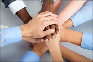 Business Team Hands
